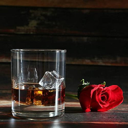 KGnB,Set of 2 Whiskey glasses-10 oz Bourbon Glasses for Old Fashioned Cocktails, Scotch Glasses, Perfect Rocks Glass & Best Gift Set by KGnB