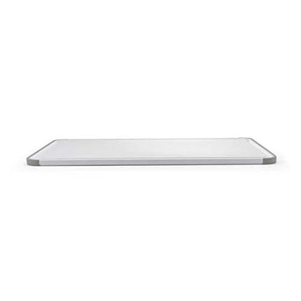 KitchenAid Classic Nonslip Plastic Cutting Board, 12x18-Inch, White