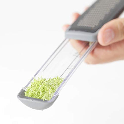 Kitchen IQ Better Zester, Charcoal Gray