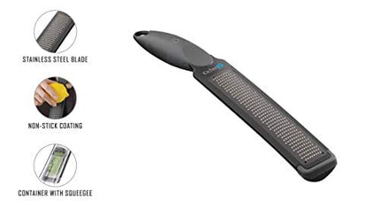 Kitchen IQ Better Zester, Charcoal Gray