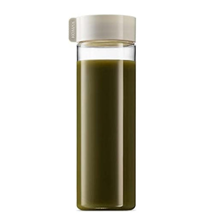 Advanced Mixology Juice Bottles 18.5-oz | Set-of-6 Reusable Juice & Smoothie Bottles | Premium BPA-Free Plastic, Shatterproof, Leakproof, Freezer & Dishwasher Safe | Wide Mouth Juice & Smoothie Containers