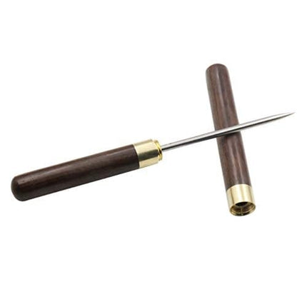 9" Ice Picks Stainless Steel Wooden Handle With Cover for Kitchen, Bars, Bartender,Picnics, Camping, And Restaurant (Black sandal wood)