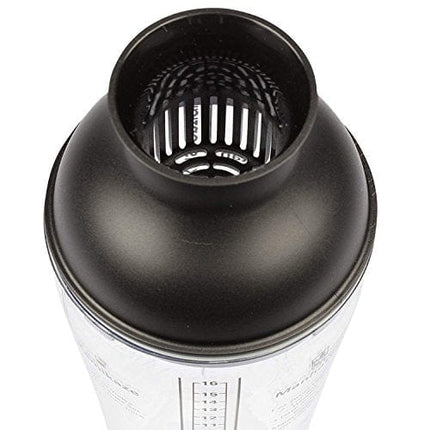 Recipe Cocktail Shaker 16oz with Jigger, Strainer 6 Printed Mixed Drink Recipe Measurements on the Bottle Long Island Ice Tea Mojito Kamikaze Manhattan Sex on the Beach, Cosmopolitan