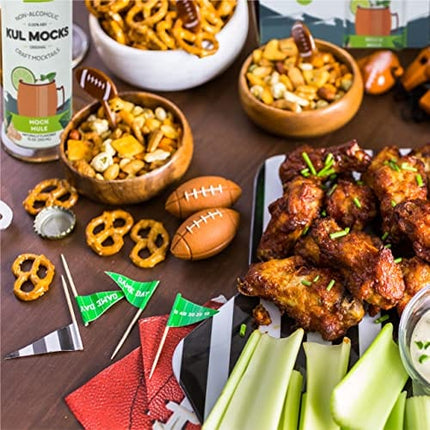 KUL MOCKS - Craft Mocktails | Moscow Mule with a Vodka-Like Spirit Note Infusion | Award-Winning | Zero Proof (0.00% ABV) | Non-Alcoholic Cocktail | Gluten Free | Woman-Owned | Mock Mule (4 Pack)