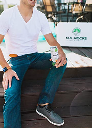 KUL MOCKS - Craft Mocktails | Moscow Mule with a Vodka-Like Spirit Note Infusion | Award-Winning | Zero Proof (0.00% ABV) | Non-Alcoholic Cocktail | Gluten Free | Woman-Owned | Mock Mule (4 Pack)