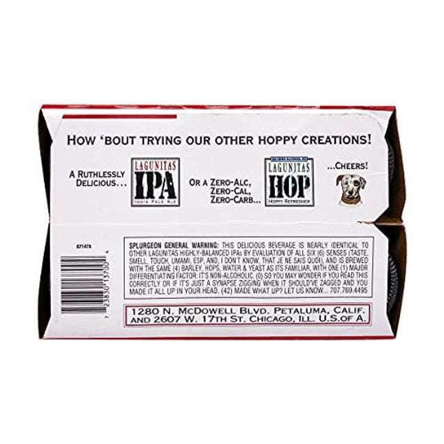 LAGUNITAS BREWING Non-Alcoholic IPA 6pk, 12 FZ