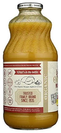 Lakewood Organic Mango Juice, 32 Fl Oz (Pack of 6)
