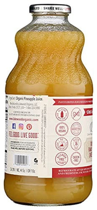 Lakewood Organic Pineapple Juice, 32 oz