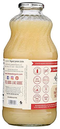 Lakewood Organic Pure Lemon, 32 Ounce (Pack of 6)