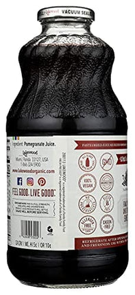 Lakewood PURE Pomegranate Juice, 32 Fl Oz (Pack of 6)