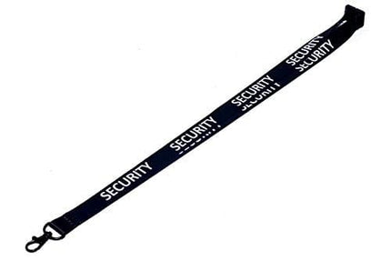 Security Lanyard with Safety Breakaway and Metal Clasp - ID Holder for Officer Bouncer Guard Staff Men Women - ID Badge Holder for Campus Event Concert Party Birthday (Black 1 Lanyard)
