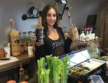 LAVA All Natural San Marzano Bloody Mary Mix Craft Cocktail Mixer & Premium Spicy Jalapeño Margarita Mix by LAVA Craft Cocktail Co., Low Calorie, Lots of Flavor and Ready to Use, 1-Liter (33.8oz) Glas