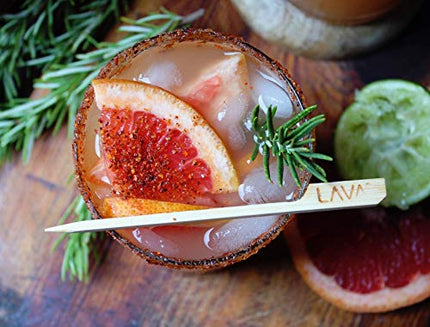 LAVA Premium Spicy Jalapeño Margarita Mix & Skinny Paloma Ruby Red Grapefruit Cocktail Mixer by LAVA Craft Cocktail Co., Low Calorie, Lots of Flavor and Ready to Use 1-Liter (33.8oz) Glass Bottles