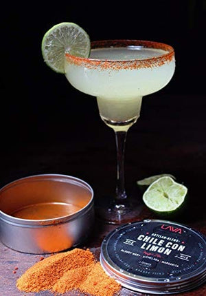 LAVA Premium Spicy Watermelon Habanero Margarita Mix & Skinny Margarita Mix by LAVA Craft Cocktail Co., Lots of Flavor and Ready to Use, 1-Liter (33.8oz) Glass Bottles