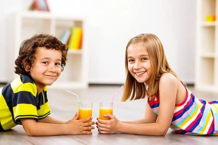 Attractive Kiddush Cup Glasses Clear Heavy Base Tall Bar Glass - Set of 10 Drinking Glasses for Water, Juice, Beer, Wine, and Cocktails 17 Ounces