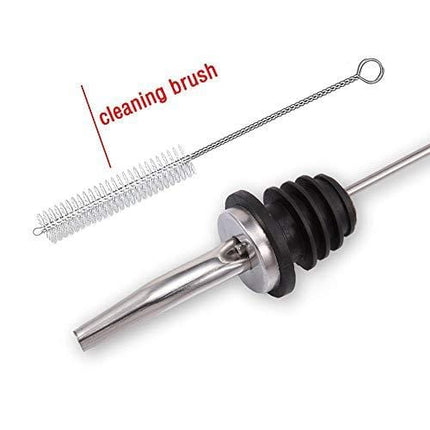 Pour Sspouts for Liquor Bottles, Stainless Steel Bottle Pourer - Wine Tapered Spout Pack of 7