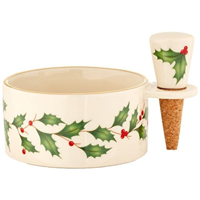 Lenox 870006 Hosting The Holidays Wine Coaster & Stopper Set