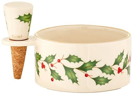 Lenox 870006 Hosting The Holidays Wine Coaster & Stopper Set