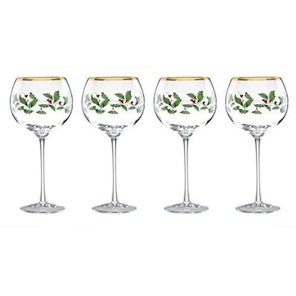 Lenox Holiday 4-Piece Wine Glass Set