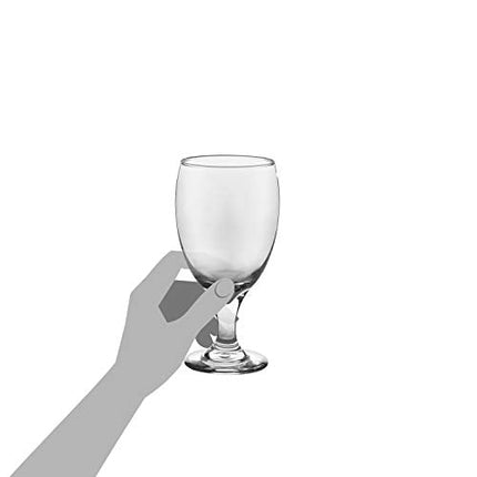 Libbey Classic Goblet Party Glasses, 16.25-ounce, Set of 12