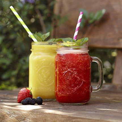 Libbey County Fair Glass Drinking Jars, Set of 12