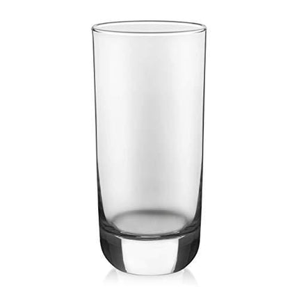 Libbey Polaris 16-Piece Tumbler and Rocks Glass Set, Clear