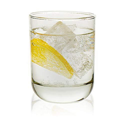 Libbey Polaris 16-Piece Tumbler and Rocks Glass Set, Clear