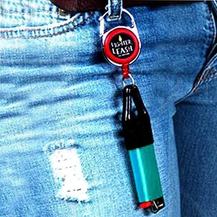 The 30 Premium Lighter Leash Retractable Lighter Holder 5 Colors!