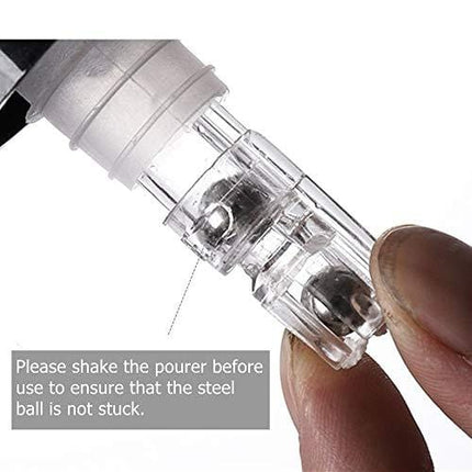 Automatic Measured Bottle Pourer - Pack of 3, 1 oz (30 mL) Quick Shot Spirit Measure Pourer Drinks Wine Cocktail Dispenser Home Bar Tools - PORE0016 (3)