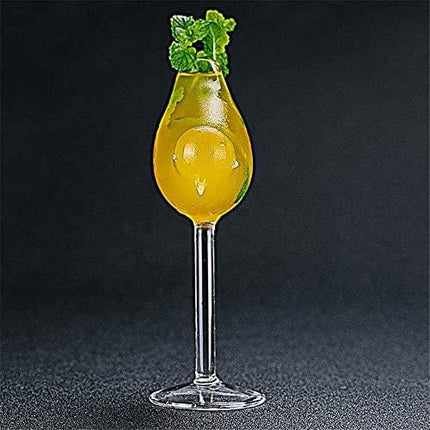 Cocktail Glass - 150ml Creative Bird Design Cocktail Glass Set of 4 Individuality Glass Goblet- GLASS0004 (4)