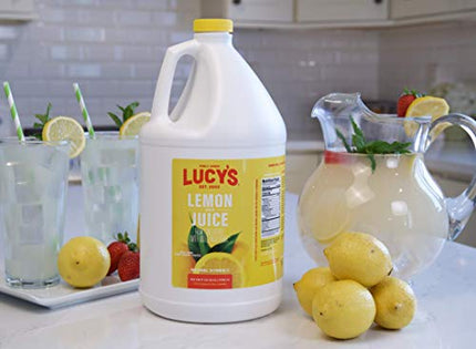 Lucy's Family Owned - Lemon Juice, 1 Gallon (128oz.)