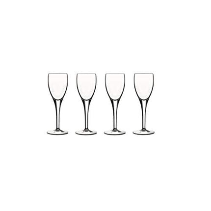 Luigi Bormioli Michelangelo 2.25 oz Liqueur Glasses (Set of 4), 4 Count (Pack of 1), Clear