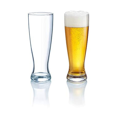 Luminarc Craft Brew 23 Ounce Grand Pilsner, Set Of 4, Clear