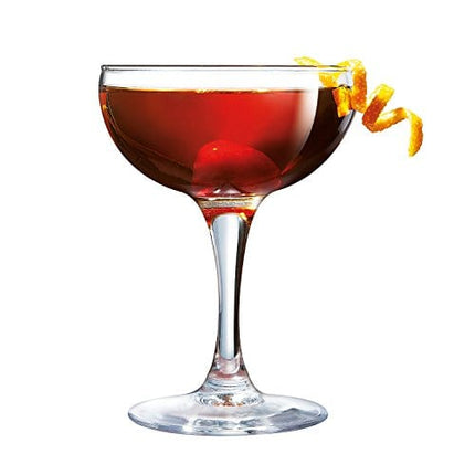 Luminarc FBA_J6576 Barcraft Coupe Cocktail (Set of 4), 5.5 oz, Clear, Martini