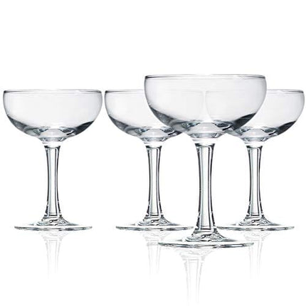 Luminarc FBA_J6576 Barcraft Coupe Cocktail (Set of 4), 5.5 oz, Clear, Martini