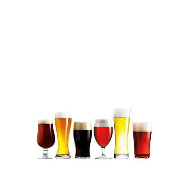 Luminarc Assorted Craft Brew Beer Glasses (Set of 6), Clear
