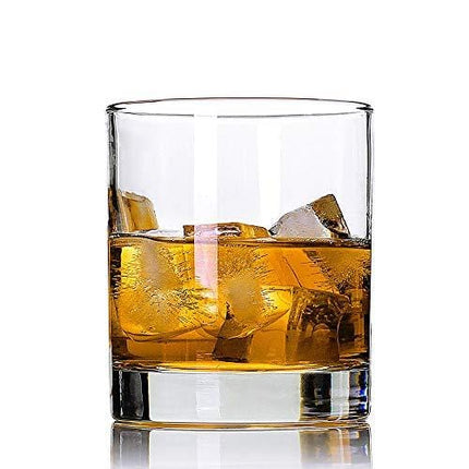Whiskey Glasses,Set of 2,11 oz,Premium Scotch Glasses,Bourbon Glasses for Cocktails,Rock Style Old Fashioned Drinking Glassware,Perfect for Father's Day Gifts,Party,Bars, Restaurants and Home