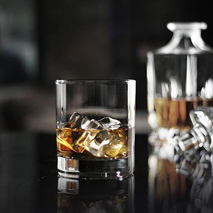 Whiskey Glasses-Premium 11 OZ Scotch Glasses Set of 6 /Old Fashioned Whiskey Glasses/Perfect Gift for Scotch Lovers/Style Glassware for Bourbon/Rum glasses/Bar whiskey glasses,Clear