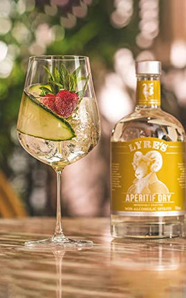Lyre's Aperitif Dry Non-Alcoholic Spirit - Dry Vermouth Style | Award Winning | 23.7 Fl Oz