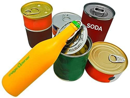 Open Soda & Water Plastic Caps EZ | Bottle Opener | Soup Pull Tab | Arthritis Helpers | Elderly | mO EXTREME | Fridge Magnetic | Ergonomic | Weak Hands Help | Bottle Opener Gift | Magnets-Twist off ez