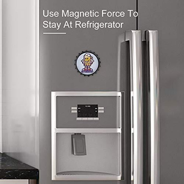 Bottle Opener,Hammerhead Shark Ocean Dangerous Wild Nature Beer Openers,Fridge Magnet，Home and Office Decoration Magnetic Sticker 3.1in