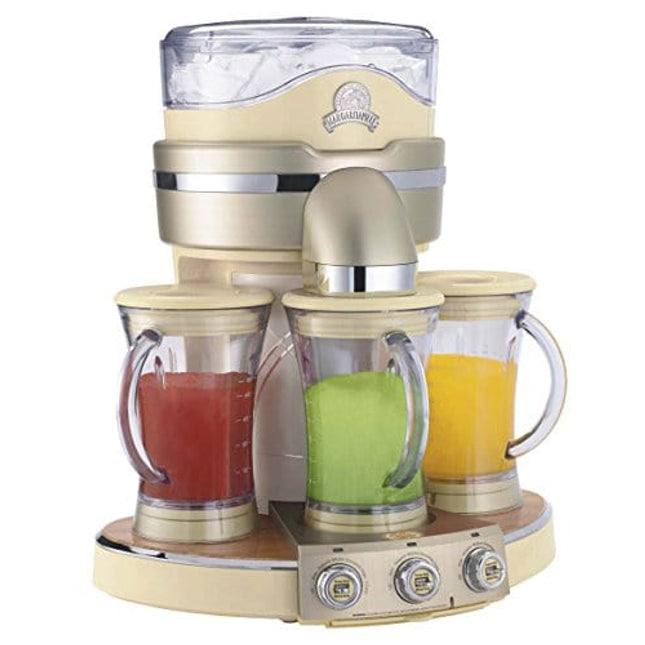 Margaritaville Tahiti Margarita Machine-for Margaritas, Smoothies, and Frozen Drinks, 3 24-Ounce Pitchers