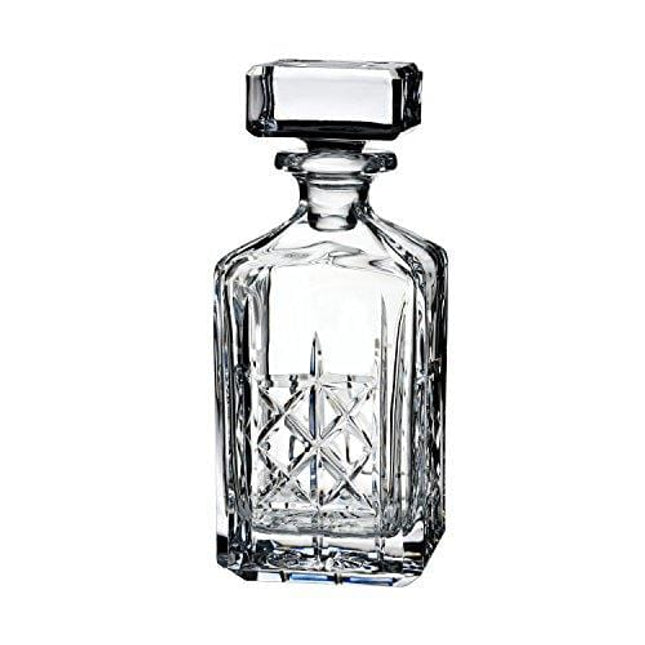 Marquis By Waterford Brady Collection 32oz Decanter, 3.8 x 3.8 x 9.5 Inches, Clear Crystalline