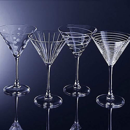 Mikasa Cheers Martini Glass, 10-Ounce, Set of 4, 4 PC, multi/none