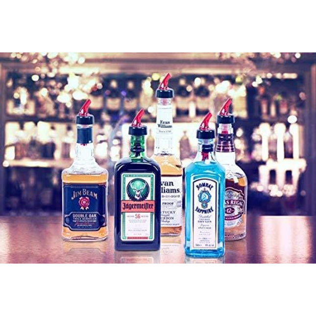 Miranor 12 Pack, 1 Oz Measured Bottle Pourers - Perfect Bottle Spouts for Alcohol, Liquor, Wine, Vodka, Whiskey, and Shot