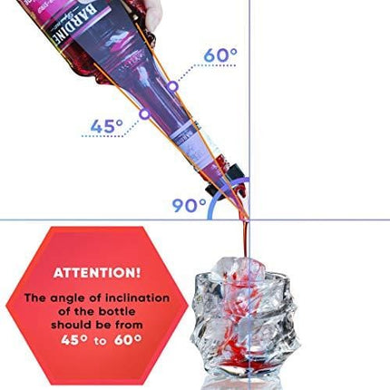 Miranor 12 Pack, 1 Oz Measured Bottle Pourers - Perfect Bottle Spouts for Alcohol, Liquor, Wine, Vodka, Whiskey, and Shot