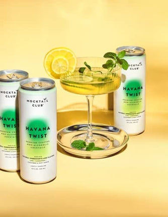 Mocktail Club Havana Twist - 4 pack l Premium Crafted Non-Alcoholic Cocktails