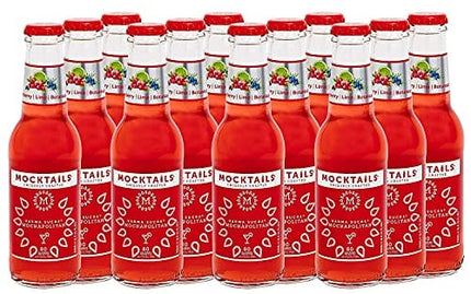 Mocktails Uniquely Crafted Alcohol Free Free Karma Sucra Mockapolitan | Non-Alcoholic, Low Calorie, Vegan, Alcohol Alternative | 6.8 Fluid Ounce Pack of 12