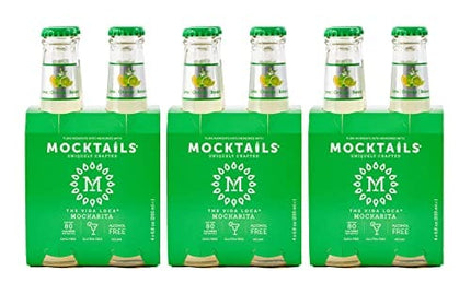 Mocktails Uniquely Crafted Alcohol Free Free Vida Loca Mockarita|Non-Alcoholic, Low Calorie, Non-GMO, Vegan, Alcohol Alternative |6.8 Fluid Ounce Pack of 12