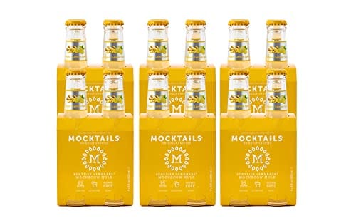 **The Official Cocktails of Dry January** - Mocktails Uniquely Crafted Alcohol Free Scottish Lemonade Mockscow Mule| Non-Alcoholic, Low Calorie, Vegan, Alcohol Alternative| 6.8 Fluid Ounce Pack of 24